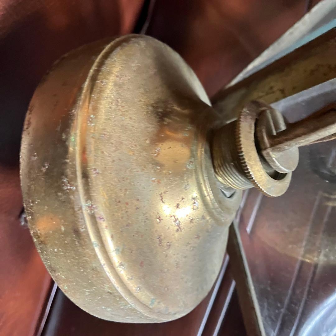 ヴィンテージ 4灯 ガラスシェード ライト ランプ 吊り下げ