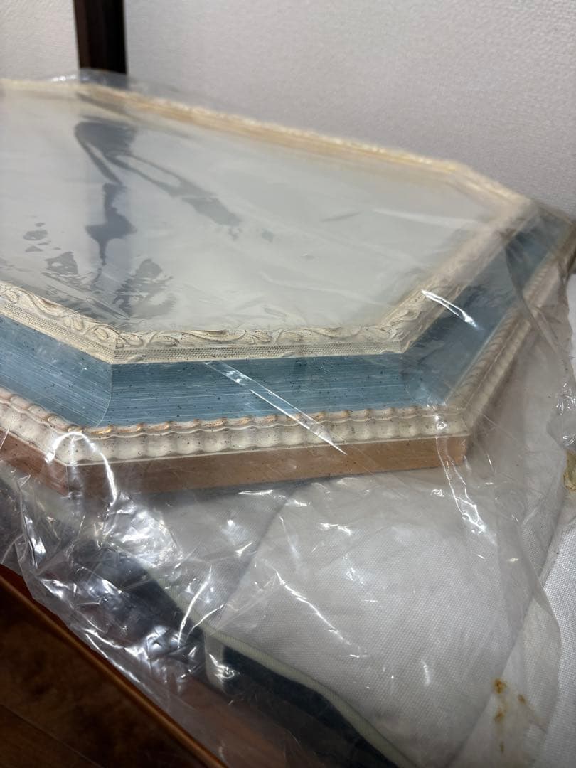 鏡 ミラー 壁掛け鏡 壁掛けミラー ウォールミラー イタリア製　80cm