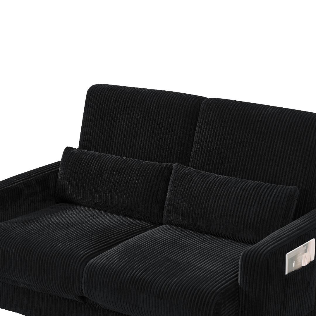 多機能ソファー ベッド 幅117cm 収納付き 小規模住宅対応 展開可能