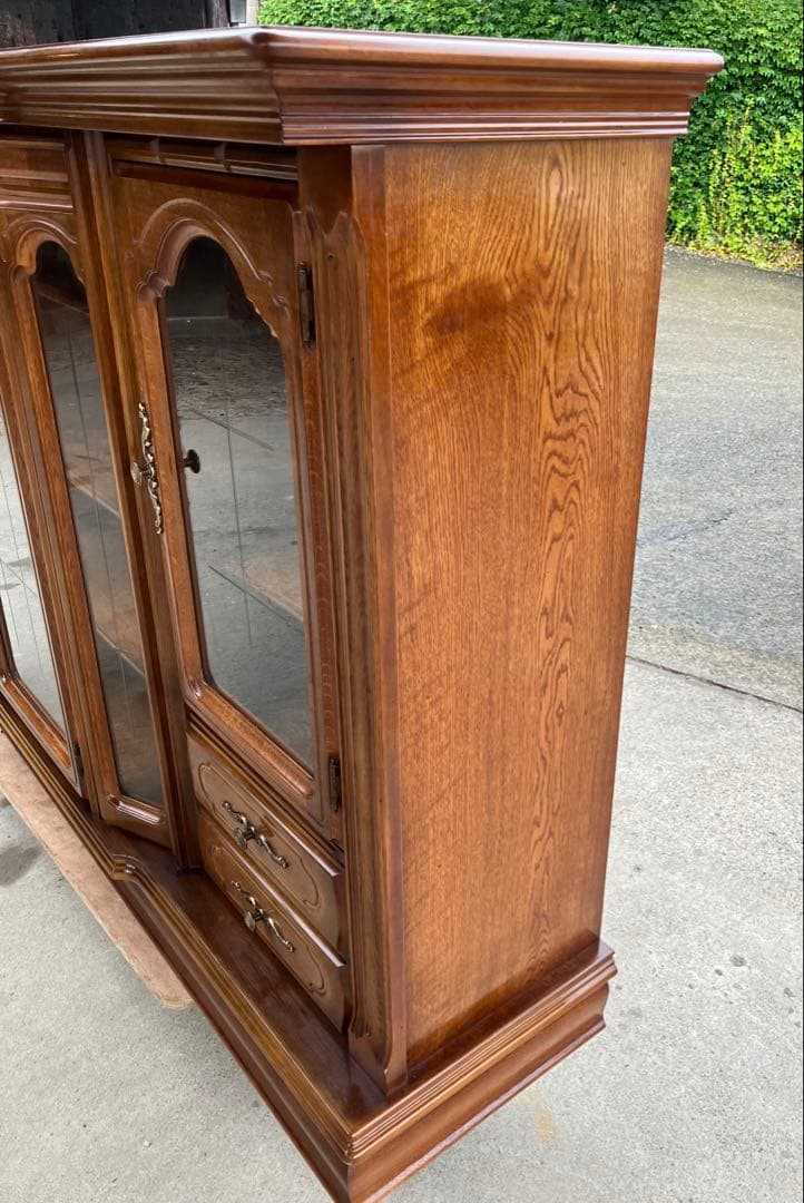 アンティーク キャビネット リビングボード 185cm幅