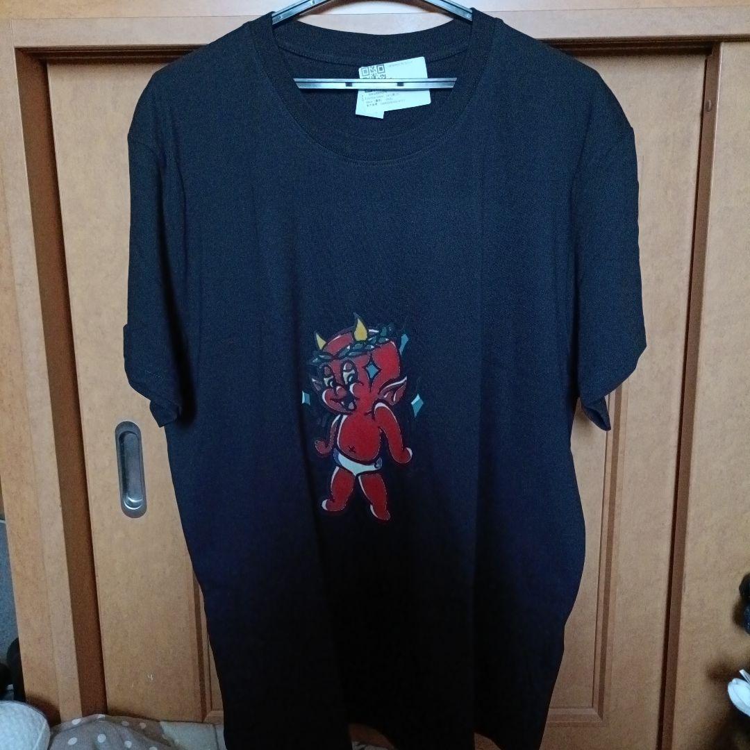 またまたお値下げしました❢黒 Tシャツ 赤い悪魔デザイン - メルカリ