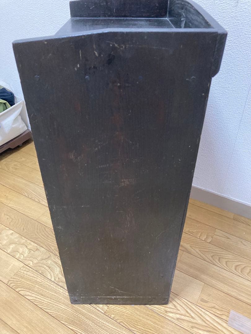 ヴィンテージ 木製本棚 ガラスキャビネット 食器棚 古家具 収納