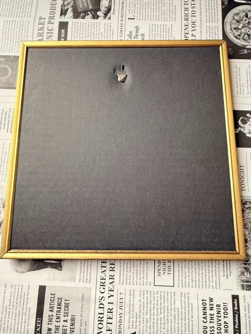 Jack Daniel's パブミラー　ゴールドフレーム