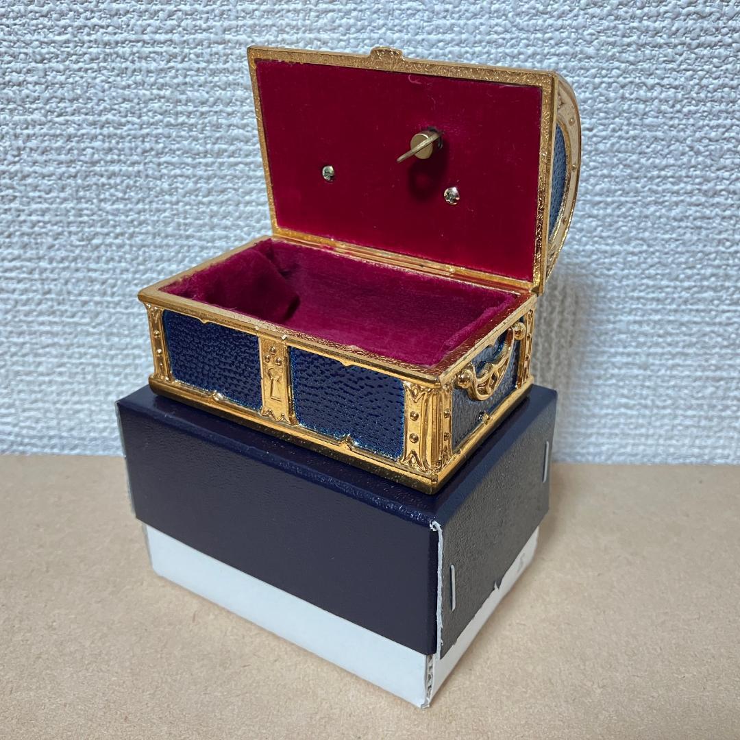 オルゴール堂 ジュエリーボックス 宝箱 虹の彼方に ブルー 小樽 - メルカリ