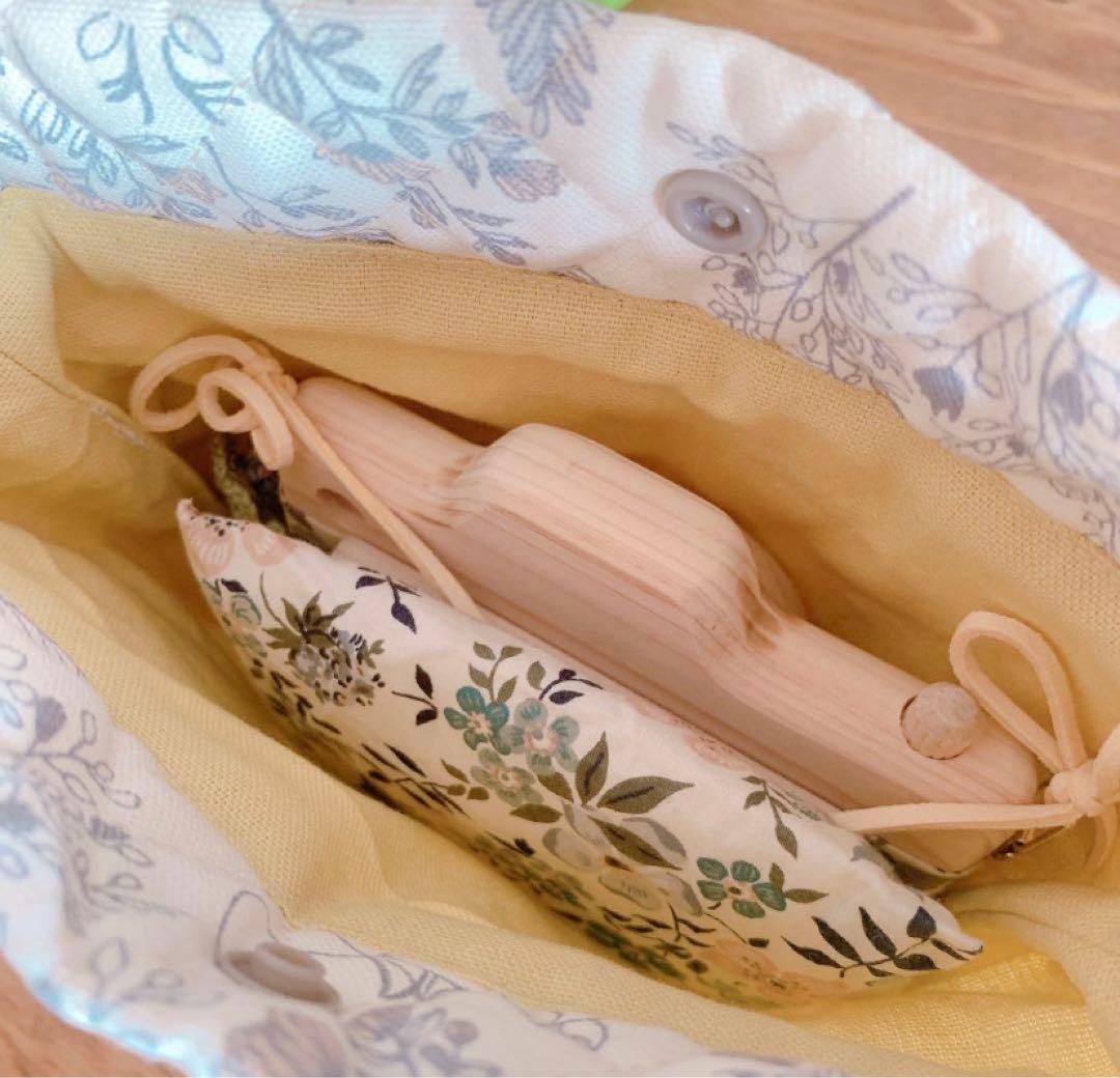 キッズ ポシェット ナチュラル ハンドメイド サコッシュ