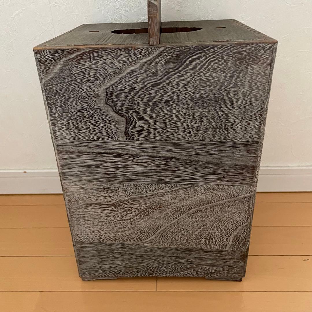 木製三味線スタンド ケース　ダークブラウン　三味線の立箱二丁立