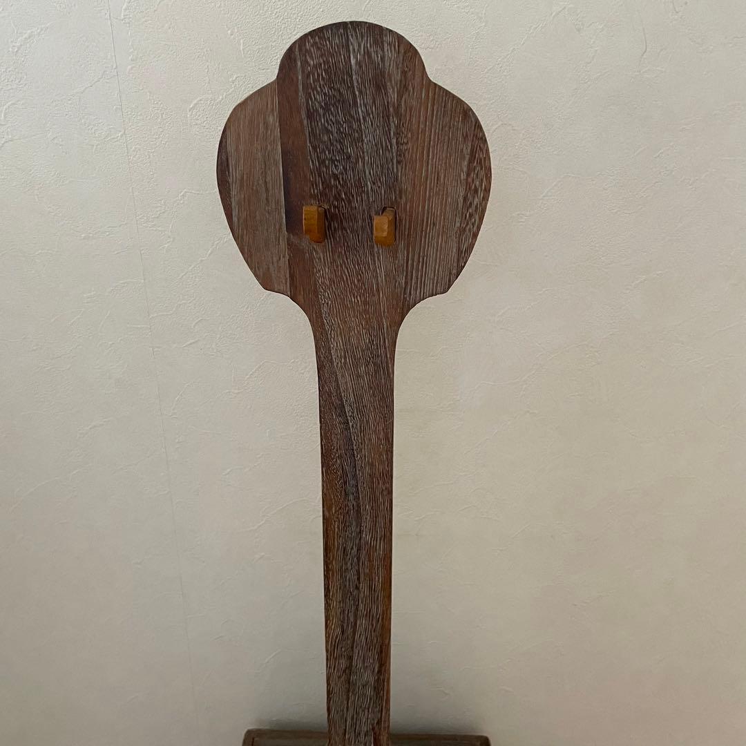 木製三味線スタンド ケース　ダークブラウン　三味線の立箱二丁立