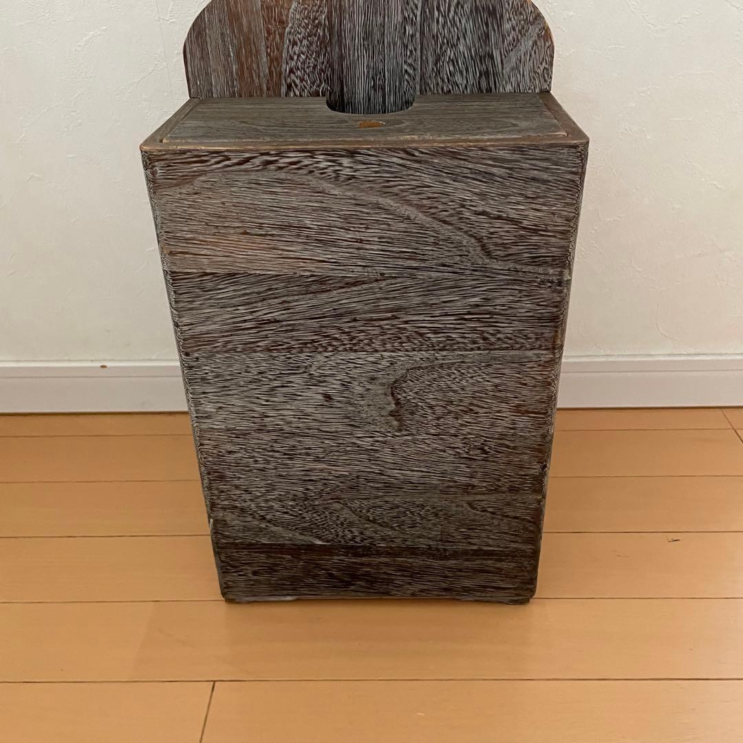 木製三味線スタンド ケース　ダークブラウン　三味線の立箱二丁立