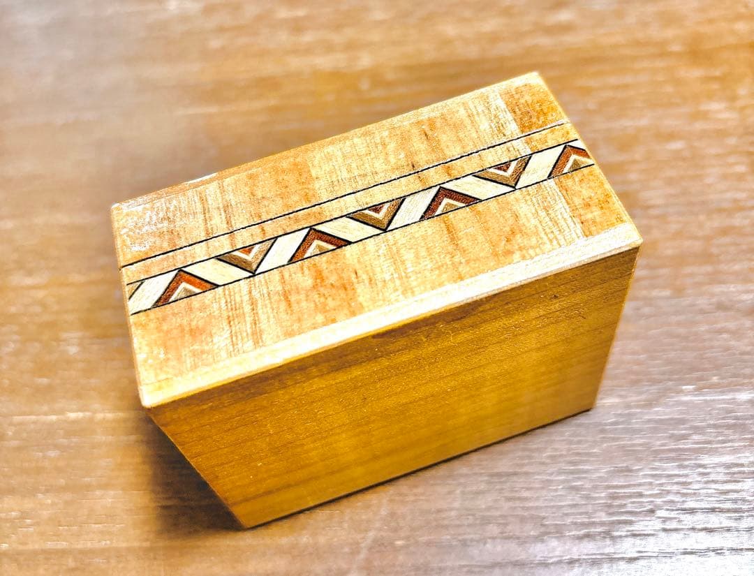 箱根寄木細工】三重の小箱 - メルカリ
