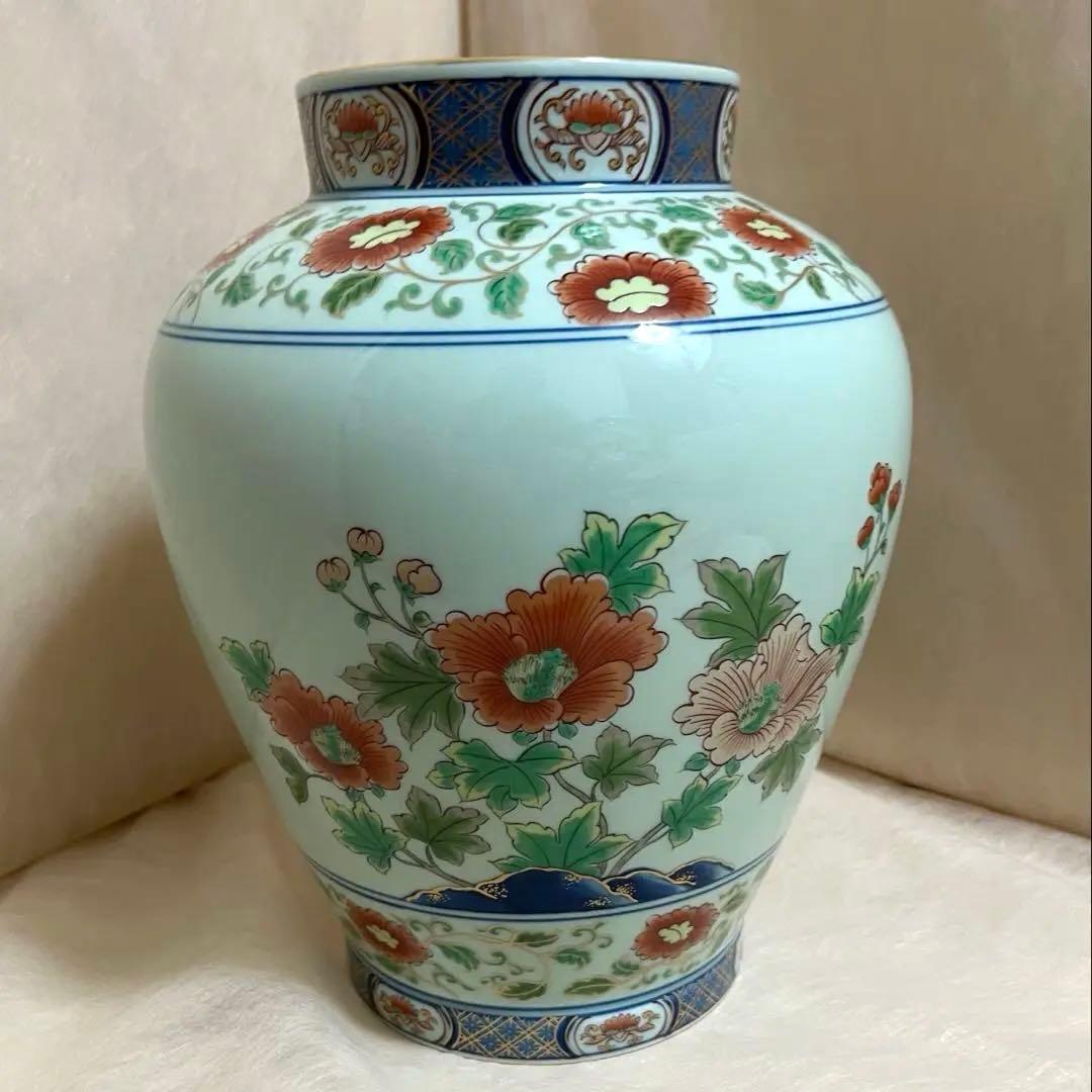 弥左エ門　芙蓉桜　壷型　花瓶