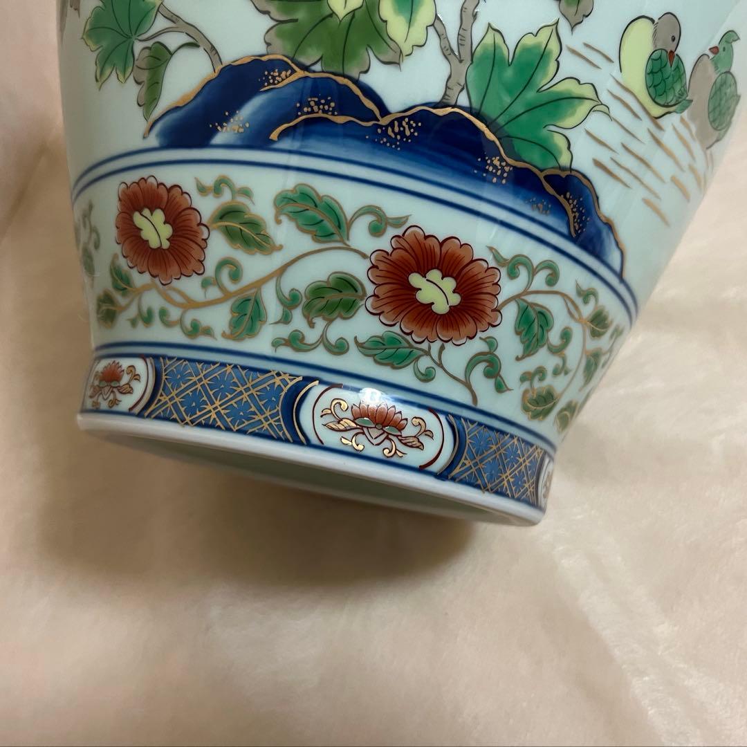 弥左エ門　芙蓉桜　壷型　花瓶