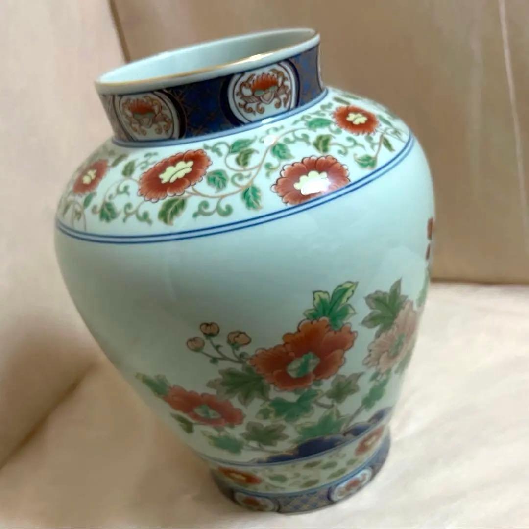 弥左エ門　芙蓉桜　壷型　花瓶