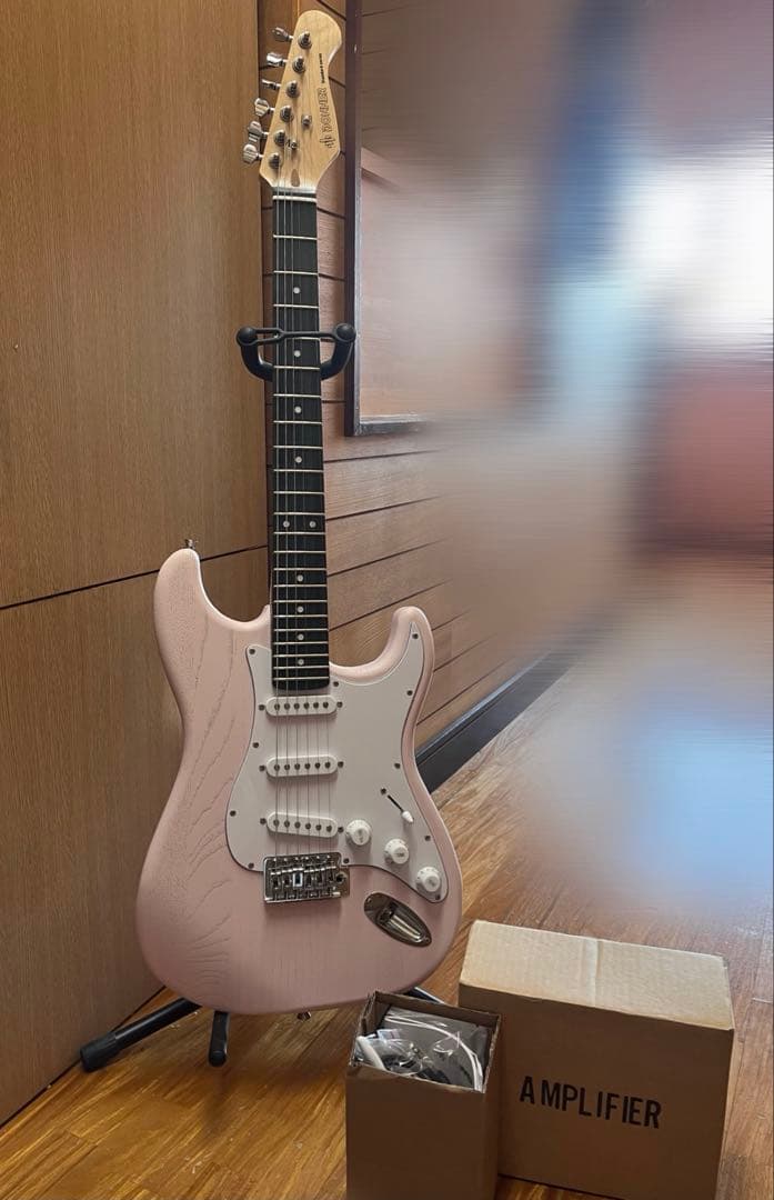 ぱるむ エレキギター ピンク セット 初心者セット