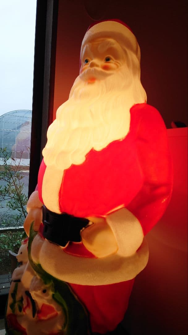 希少】 vintage サンタクロースライト 約60cm - メルカリ