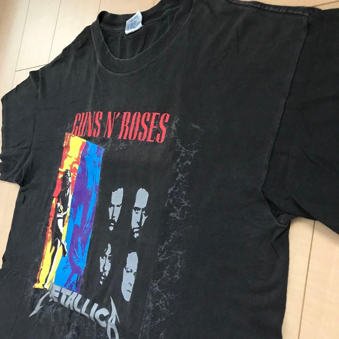 激レア 1992年製 ガンズアンドローゼズ メタリカ ヴィンテージ 合同