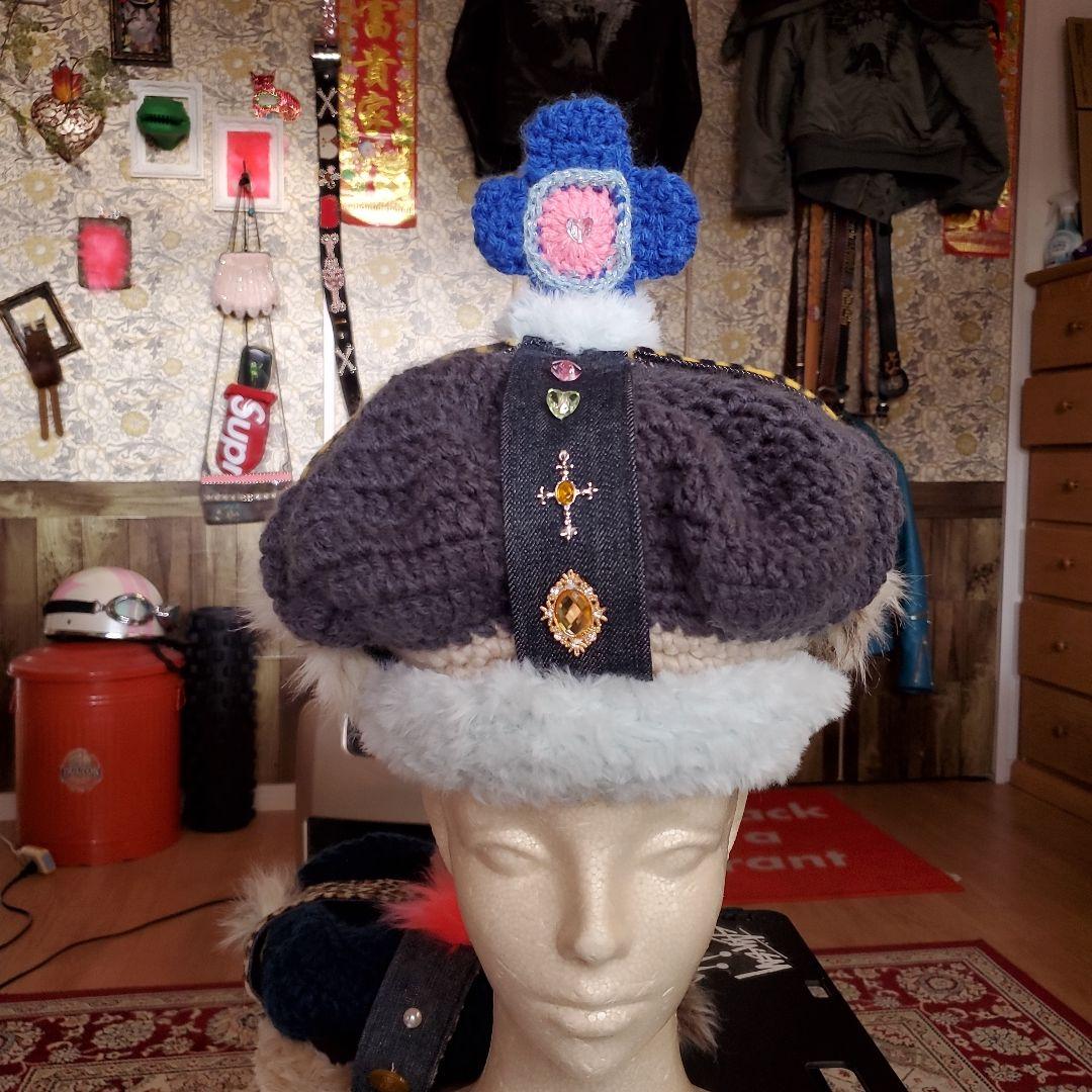 手編み CROWNHAT クラウンハット