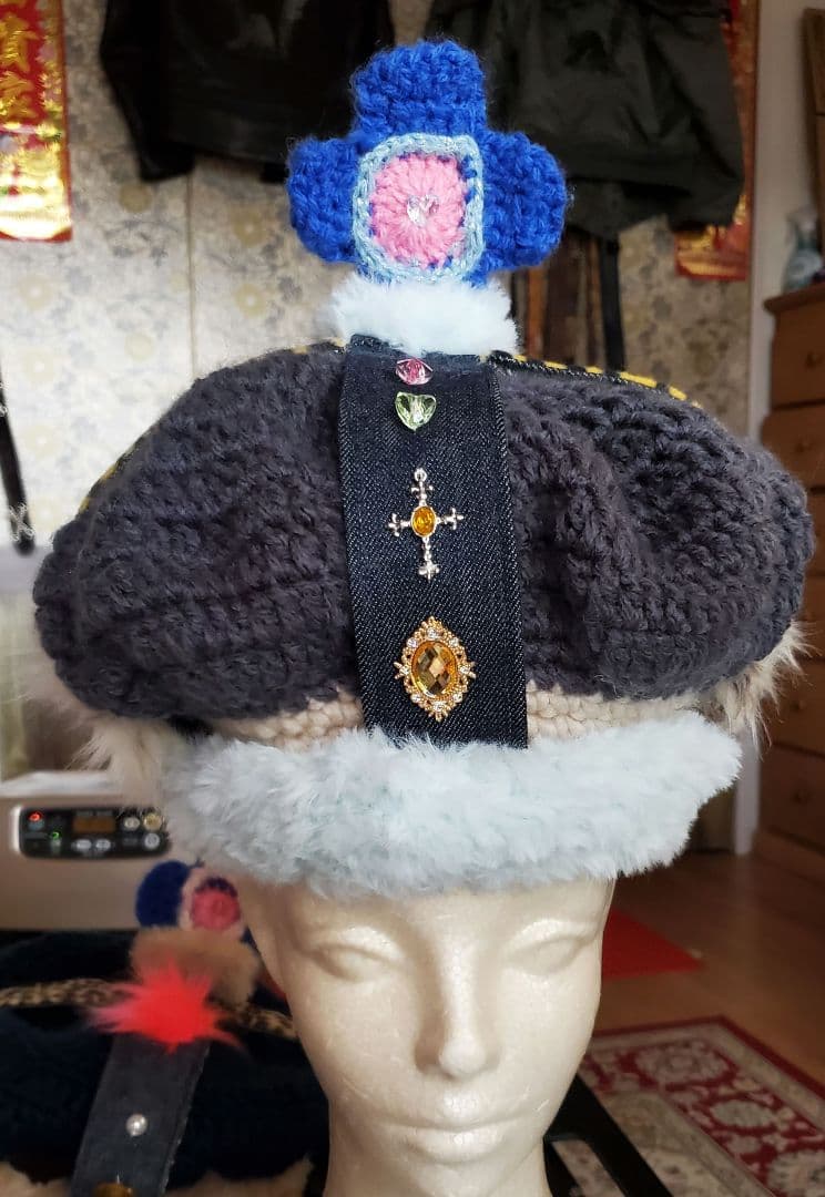 手編み CROWNHAT クラウンハット