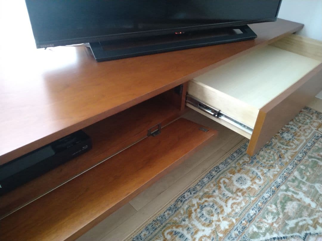 ACME FURNITURE　ブラウン 木製 テレビ台 引き出し付き