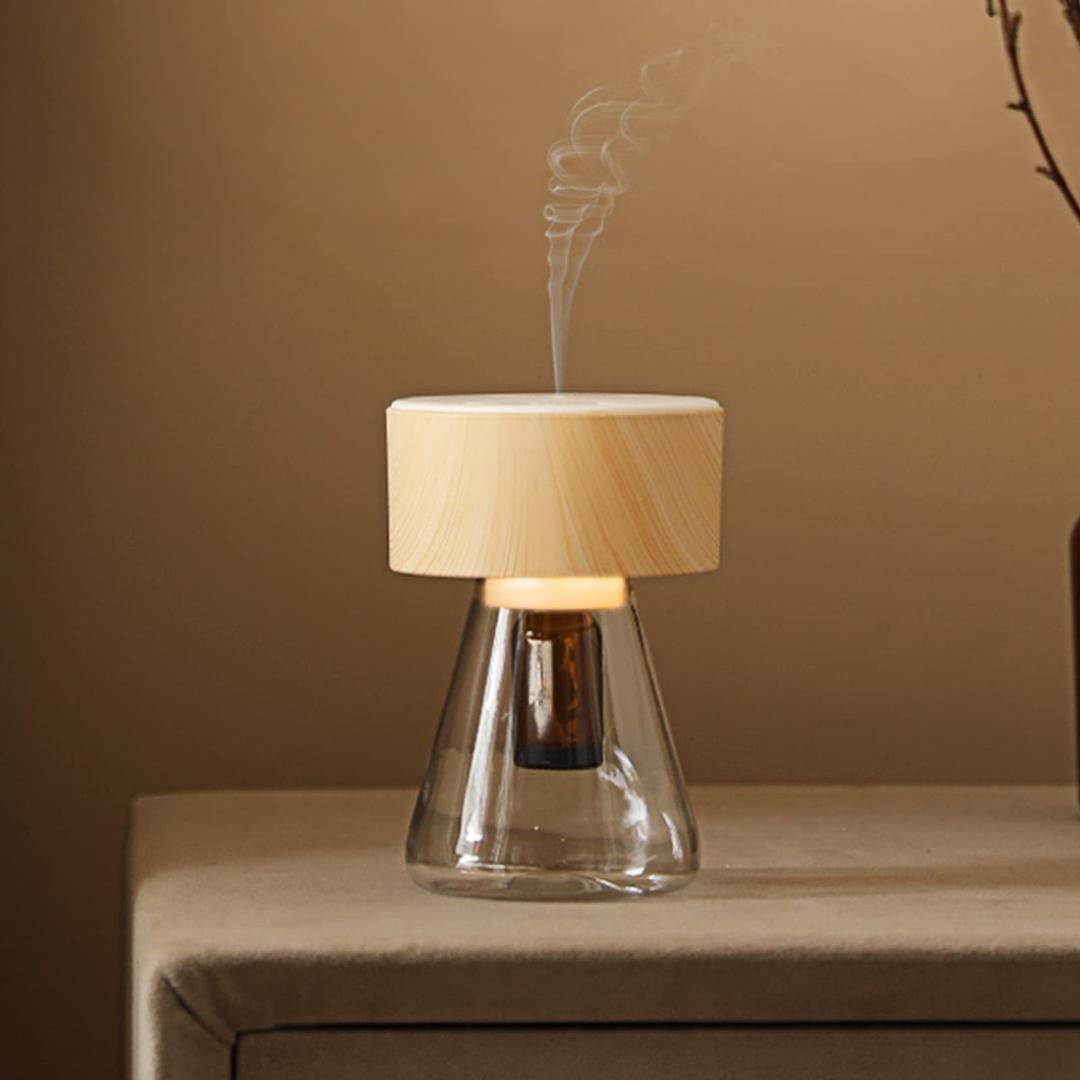 アロマディファーザー 水を使わない ナチュラルなデザイン