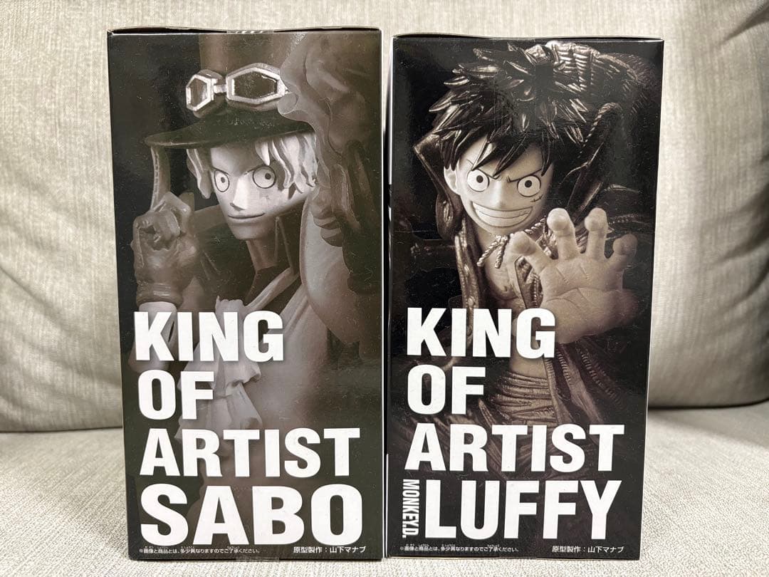 新品未開封】ワンピースKING OF ARTIST（サボ/ルフィ）フィギュア