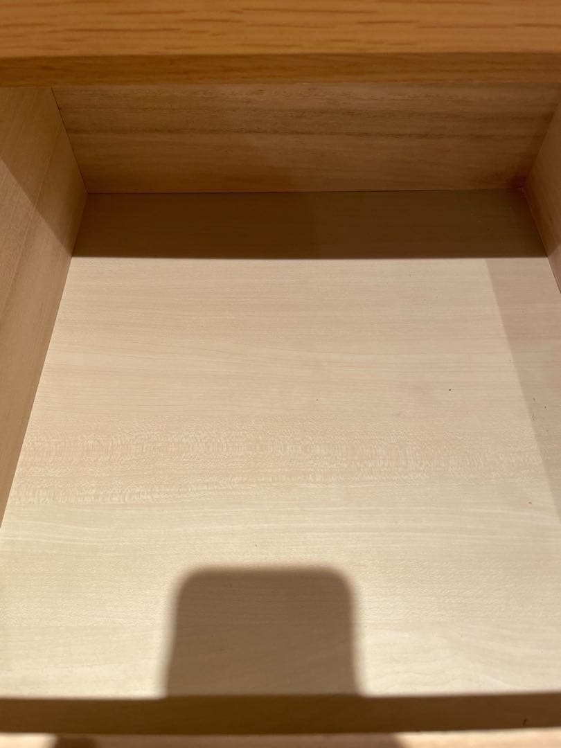 無印　オーク材4段チェスト　廃盤