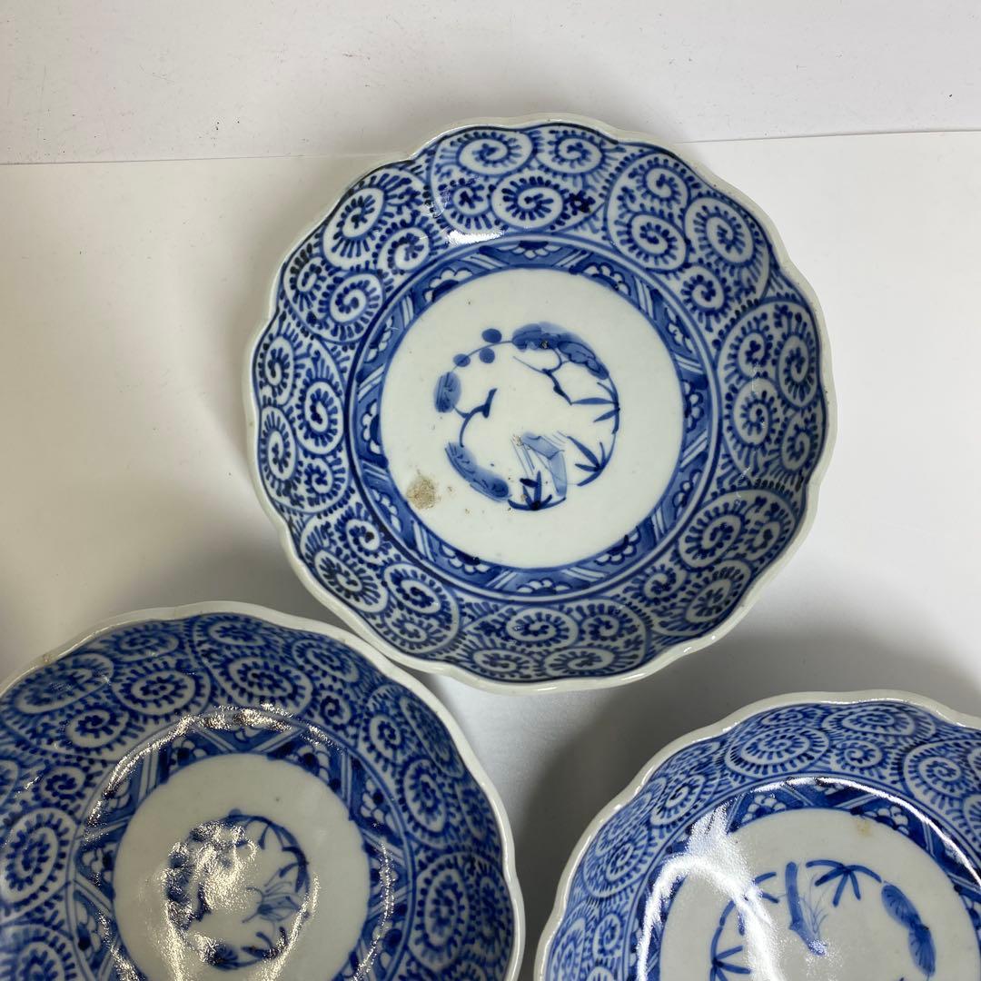 古伊万里 染付蛸唐草 膾皿 6枚 w14.5〜15cm 東キ7-0913① - メルカリ