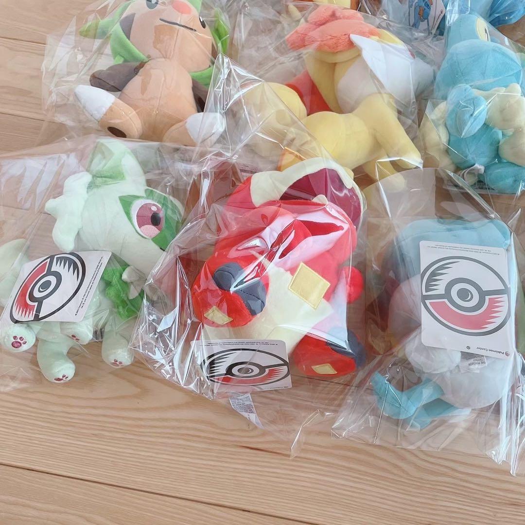 ポケモンセンター　オリジナル　御三家　ぬいぐるみ　セット
