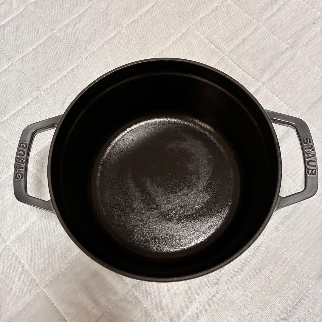 STAUB LA COCOTTE 22cm フランス製 グレー