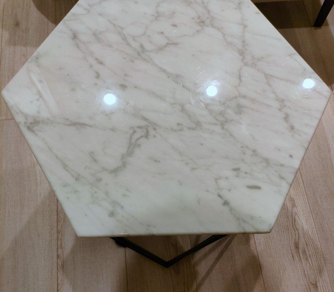 ARMONIA アルモニア 大理石 センターテーブル ホワイト Trias