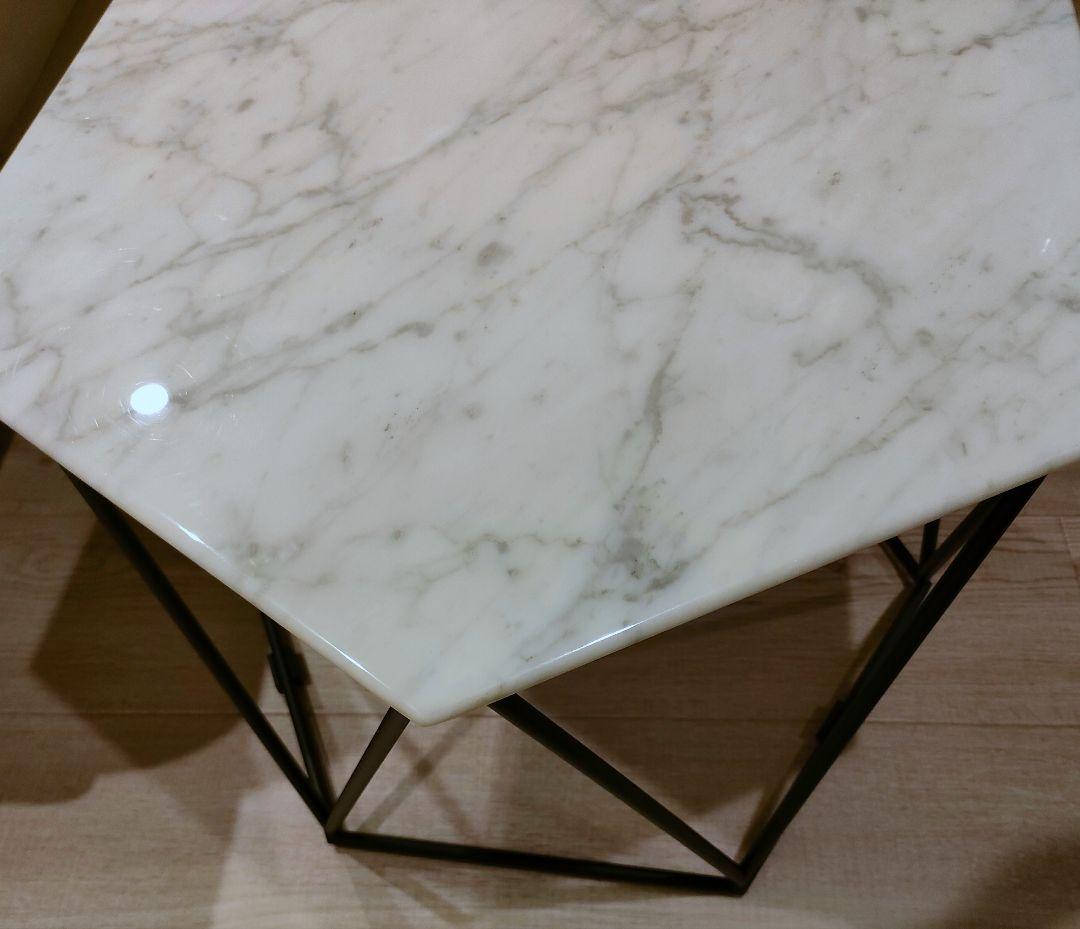 ARMONIA アルモニア 大理石 センターテーブル ホワイト Trias