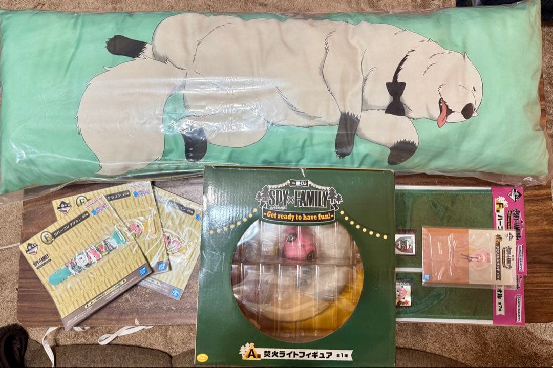 1番くじ SPY×FAMILY A賞焚き火ライトフィギア B賞ビッククション 他