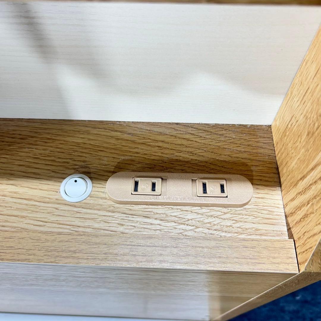 ニトリ ベッドフレーム シングル アザン浅型 コンセント付き 家具 d5350