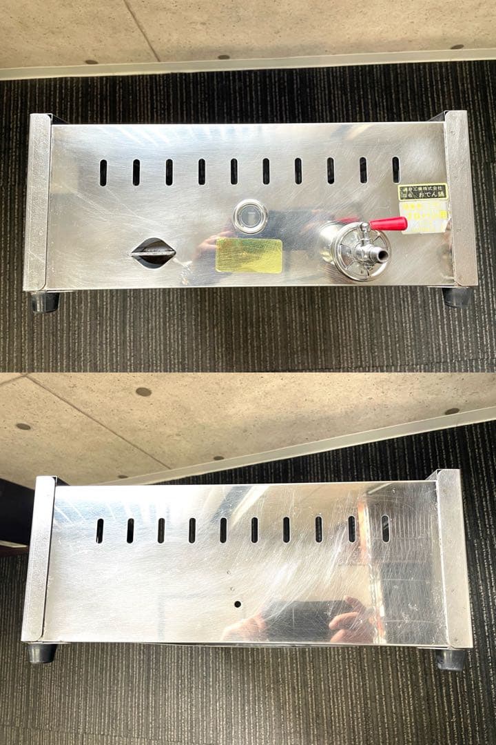 中古 おでん鍋 業務用 プロパンガス 2尺 600×360 関東煮 屋台 お祭り