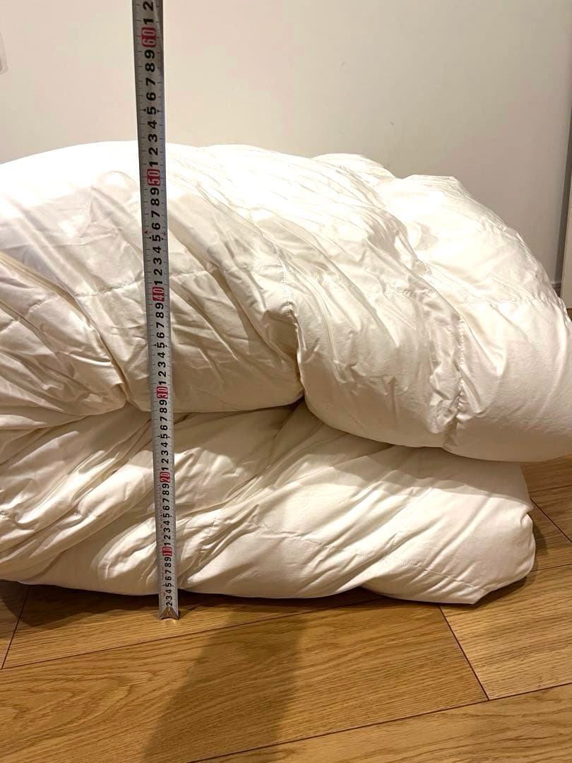 シモンズ 最上位モデル ポーランド産 マザーグース95% ダブル 2枚組1.6k