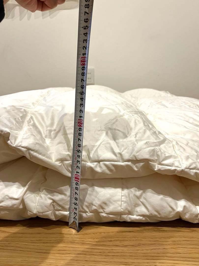 シモンズ 最上位モデル ポーランド産 マザーグース95% ダブル 2枚組1.6k