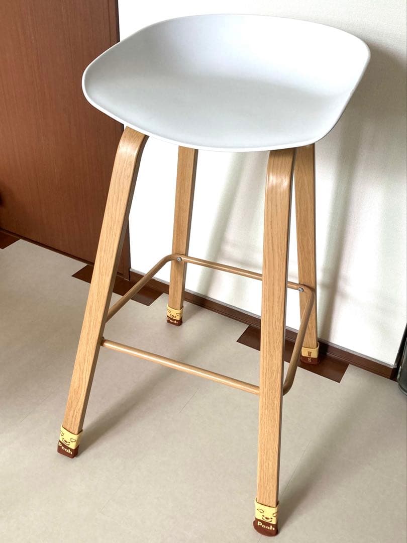 ホワイトバースツール 約80cm