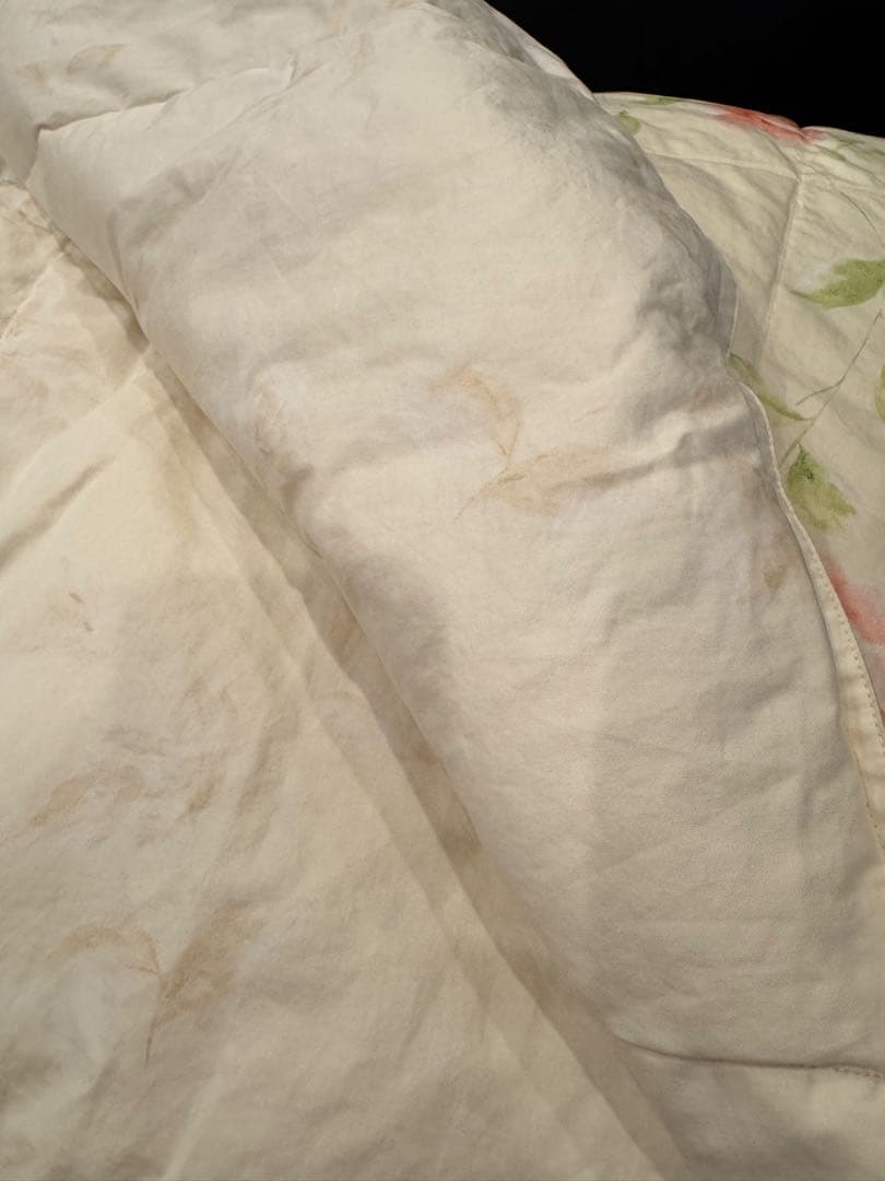 ローラアシュレイ ダウンケットシングルヘーゼルウッド チョークピンク羽毛