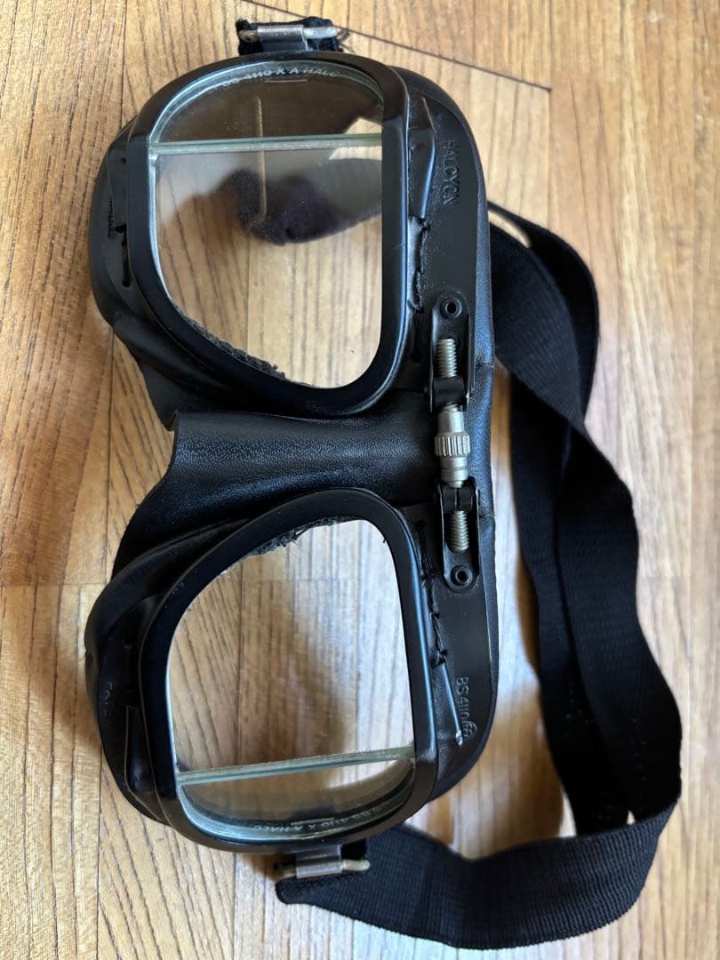 DAVIDA 半帽ヘルメット HALCYON ゴーグル　英国製　　鑑賞用