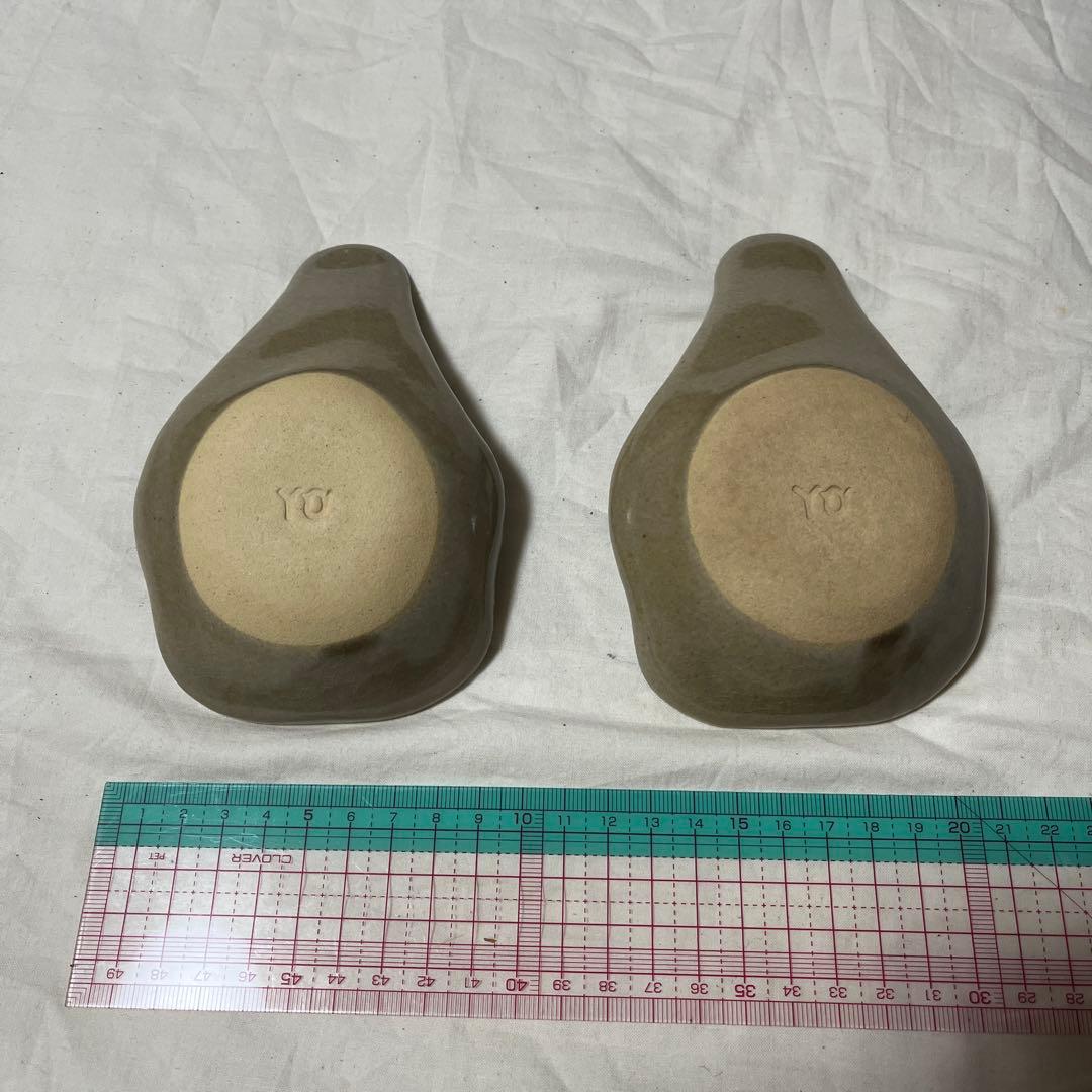 よしざわ窯 動物 おしゃもじ皿 6点セット くま ナマケモノ キツネ 小鉢