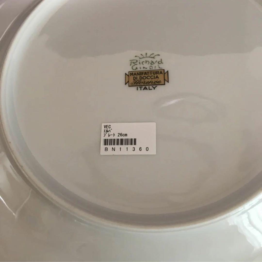リチャードジノリ ベッキオ　エルバ プレート2枚 &スープ皿 2枚