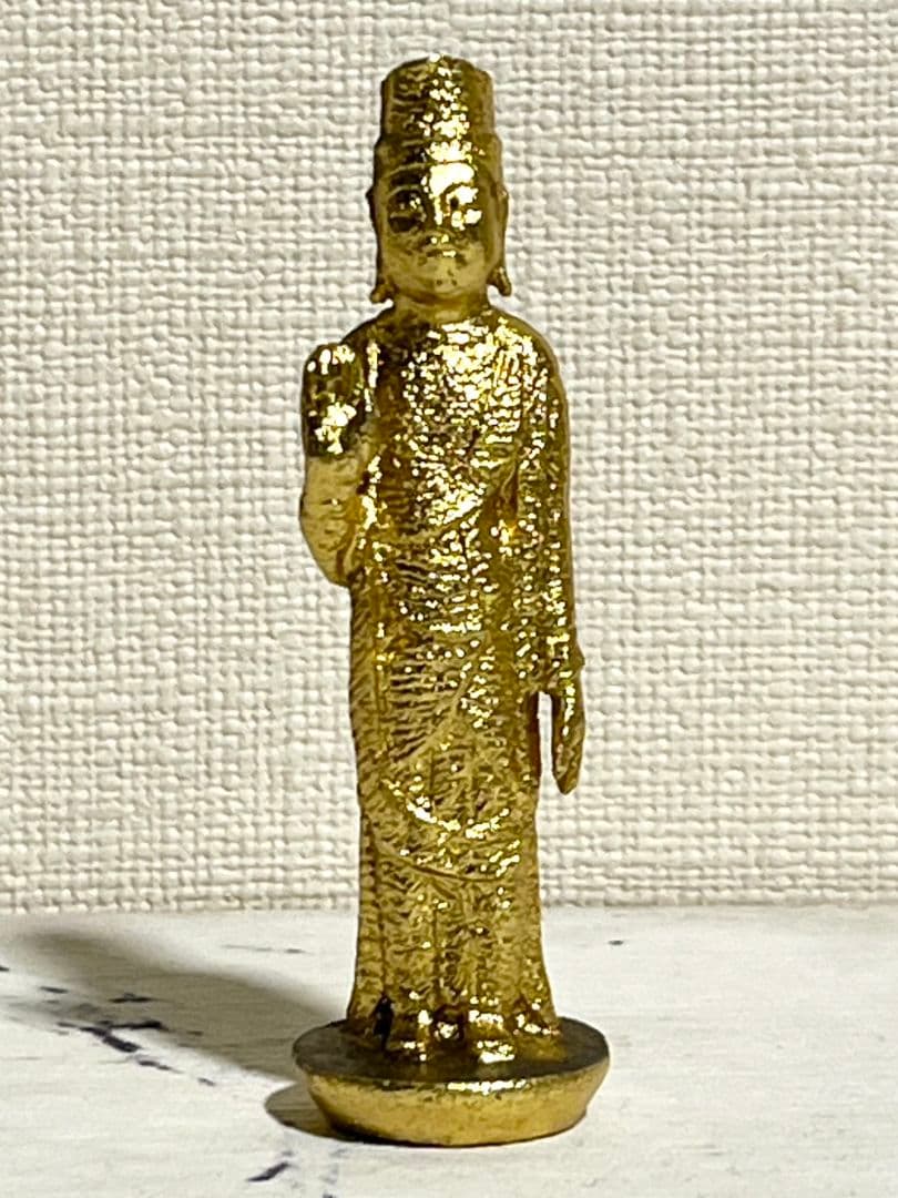 松久宗琳　大仏師　聖観音菩薩像 銅像 セット アンティーク 293／1000