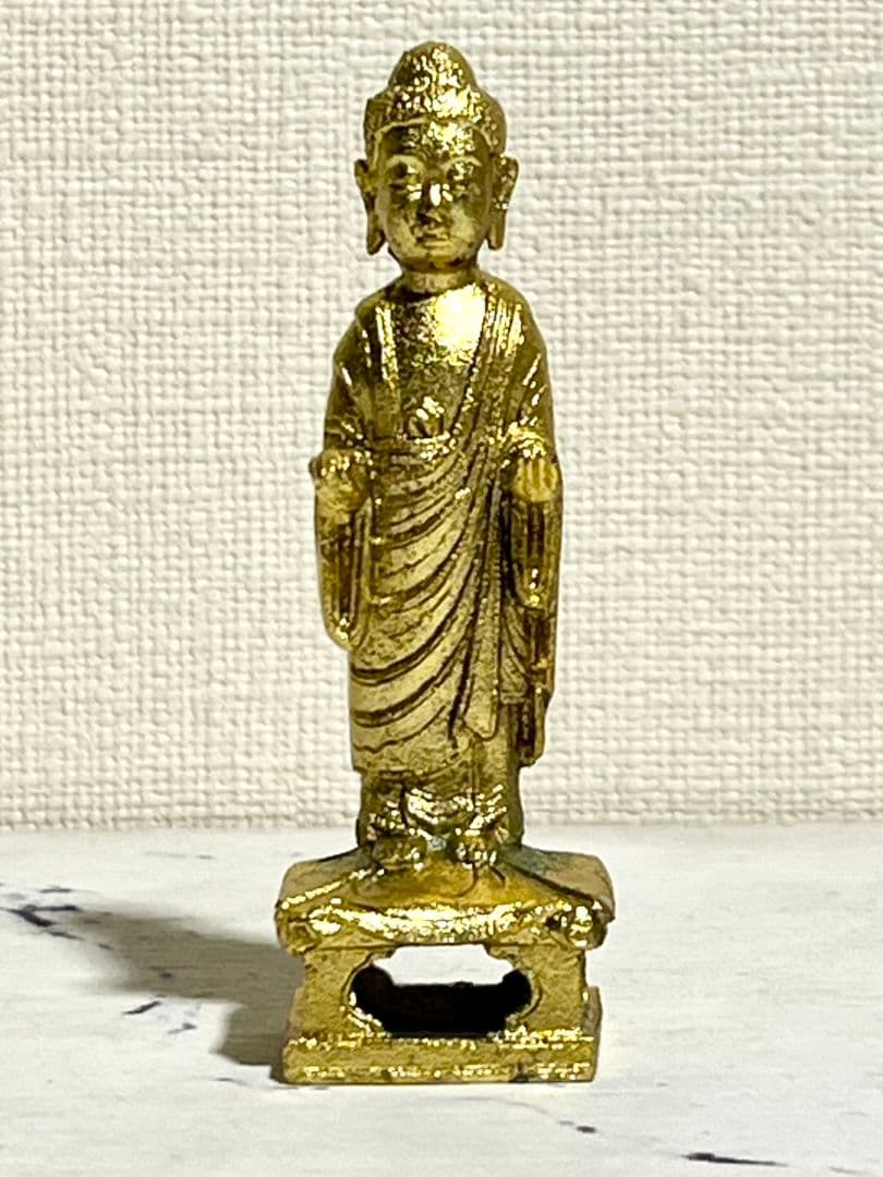 松久宗琳　大仏師　聖観音菩薩像 銅像 セット アンティーク 293／1000