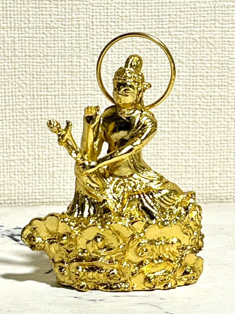 松久宗琳　大仏師　聖観音菩薩像 銅像 セット アンティーク 293／1000