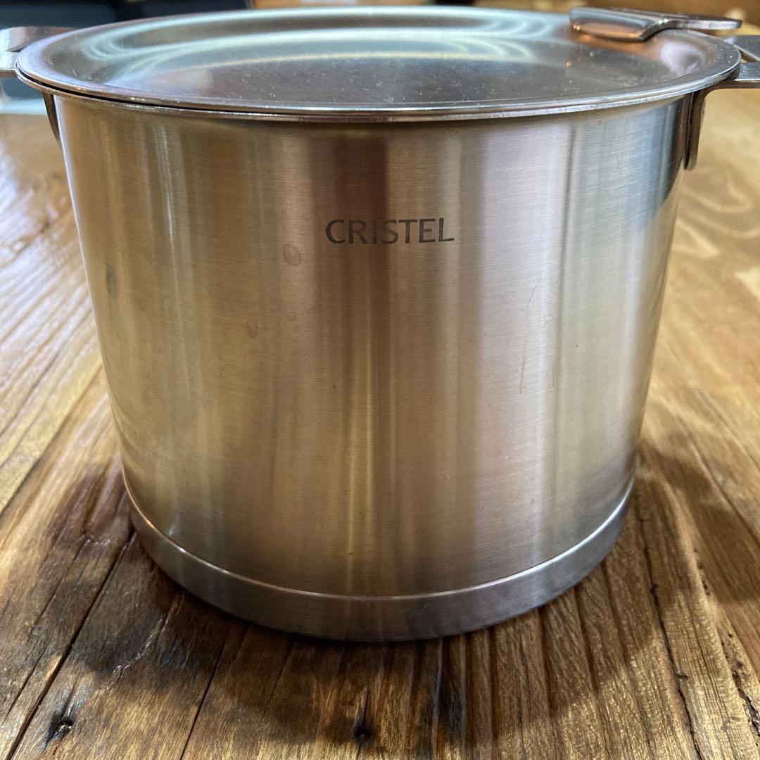 CRISTEL L（エル） ミルクポット ステンレススチール 片手鍋 蓋付き