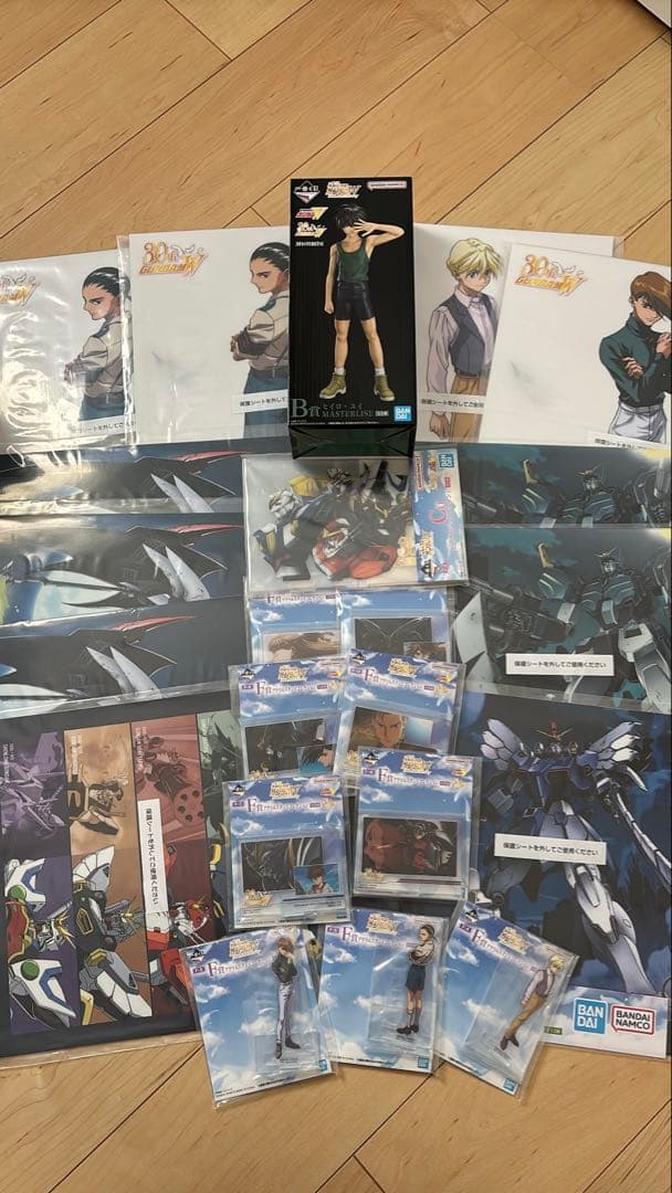 一番くじ ガンダムW B賞ヒイロ・ユイ C賞 F賞9つ、G賞11個 22点セット