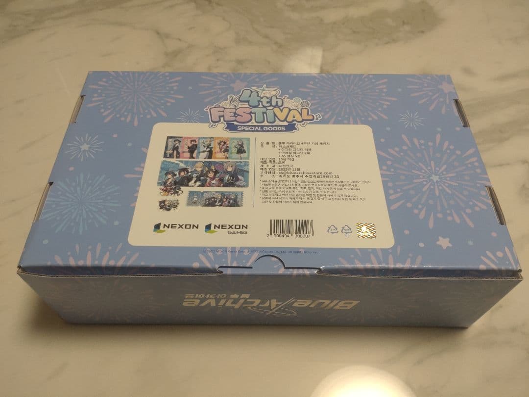 【韓国限定】ブルーアーカイブ V-SQUAREコラボ 4周年記念パッケージ