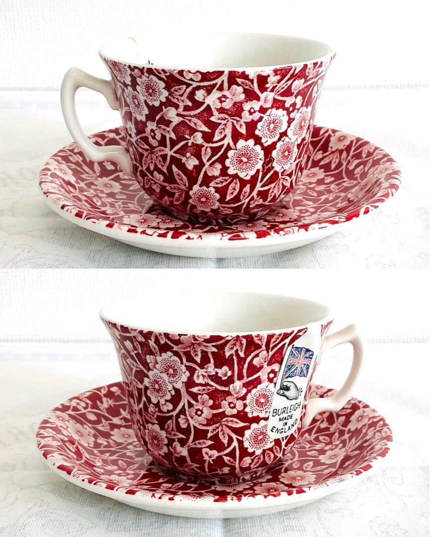 ☆Burleigh バーレイ☆未使用「レッド・キャリコ 」セット