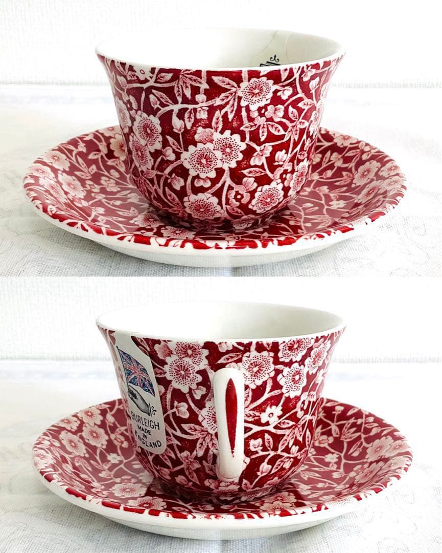 ☆Burleigh バーレイ☆未使用「レッド・キャリコ 」セット