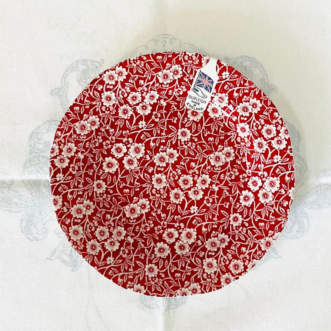 ☆Burleigh バーレイ☆未使用「レッド・キャリコ 」セット