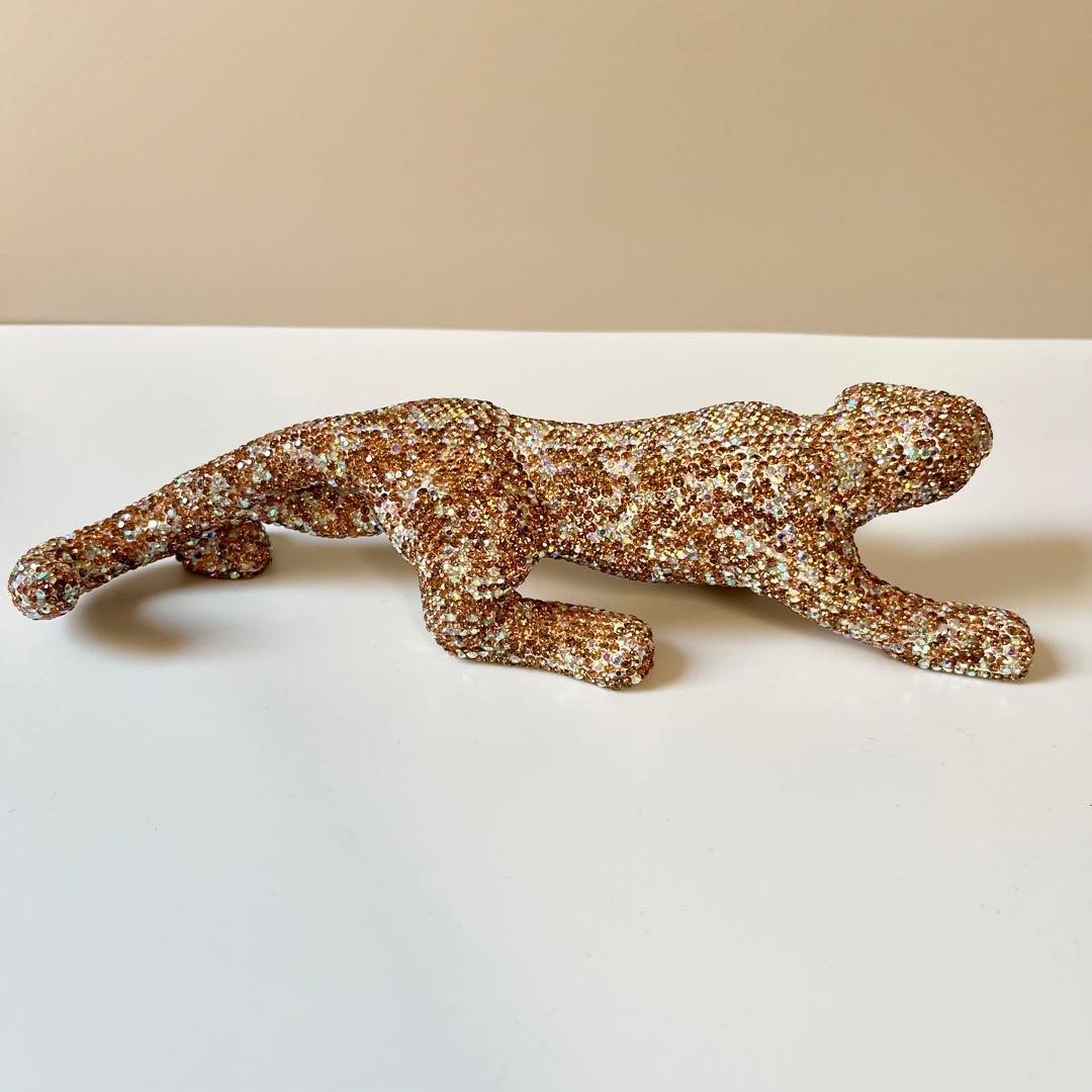 PROLOGUE プロローグ／デコレーション レオパード オブジェ 置物 ピンク